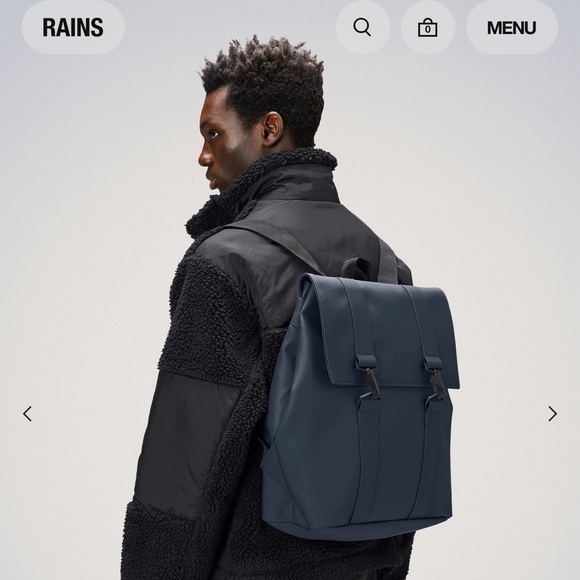 Rains Navy MSN Bag - Picture 6 of 7